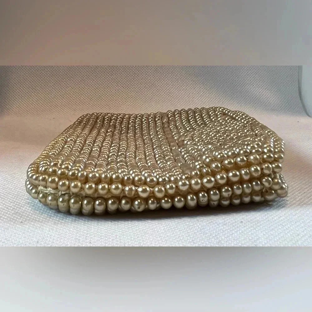 VINTAGE: Art-Deco ladies beaded coin purse. - Picture 9 of 13